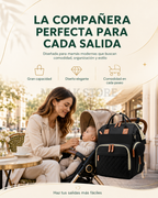 Pañalera Multiusos para Bebé con Cambiador Expandible 💼👶