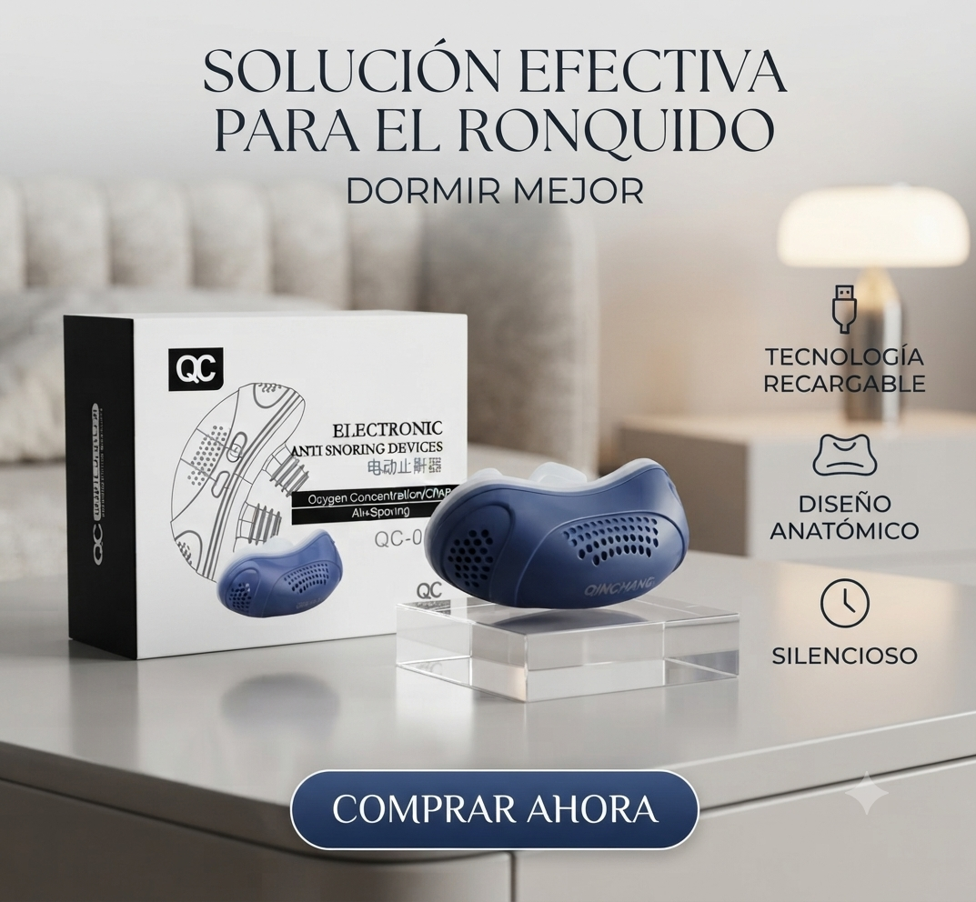¡Dile adiós a los ronquidos y disfruta de noches más placenteras! - Dispositivo antironquidos