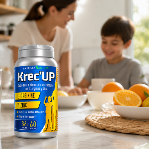 Krec’UP™ – Suplemento Nutricional para Crecimiento y Desarrollo | Oferta Especial 1 o 2 Frascos (Tratamiento Completo de 2 Meses)