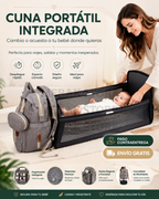 Pañalera Multiusos para Bebé con Cambiador Expandible 💼👶