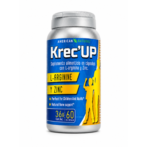 Krec’UP™ – Suplemento Nutricional para Crecimiento y Desarrollo | Oferta Especial 1 o 2 Frascos (Tratamiento Completo de 2 Meses)