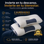 Combo 2 Almohadas Ergonómicas Cervicales para un Descanso Reparador