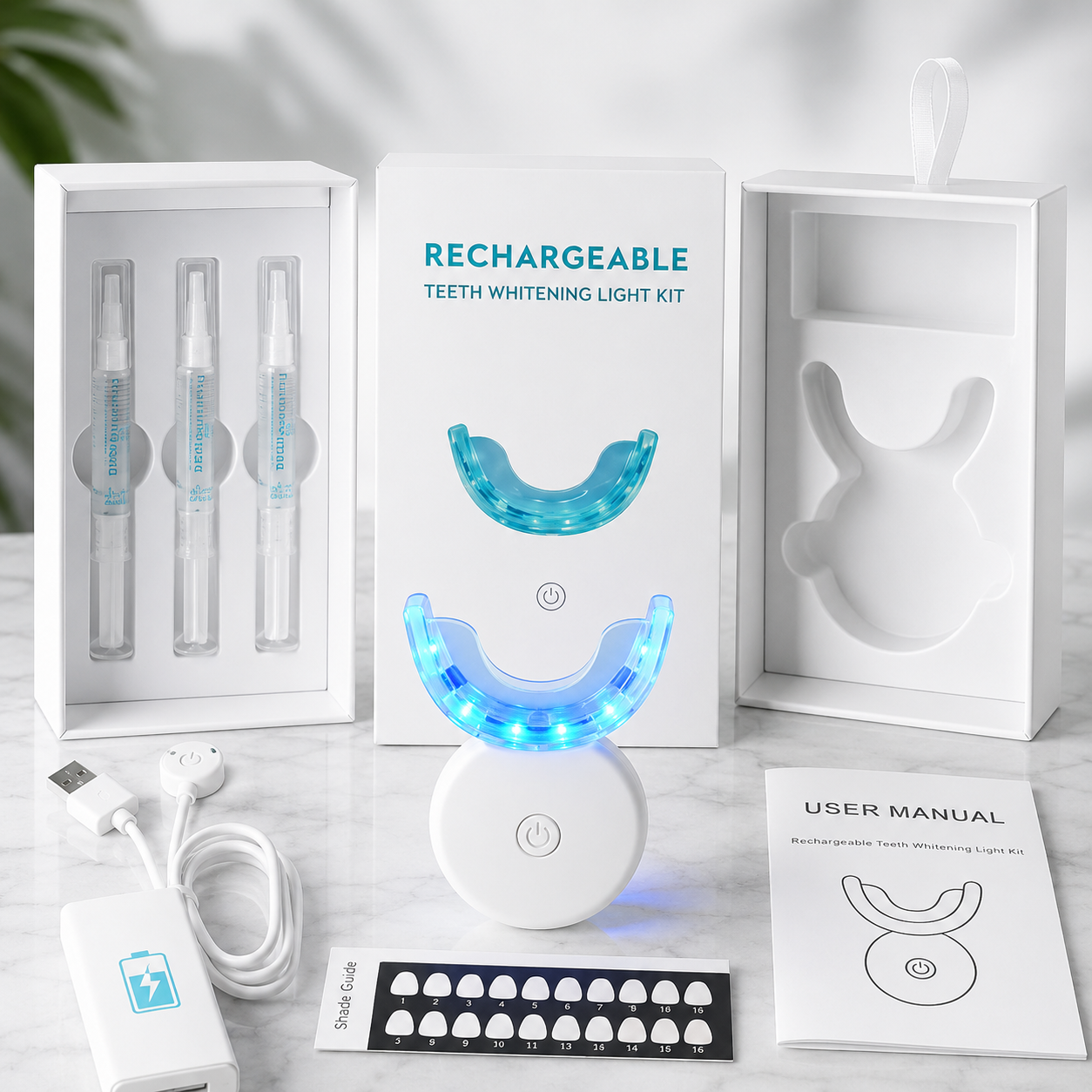 Kit LED para Blanqueamiento Dental en Casa