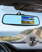Espejo Retrovisor Inteligente 4 en 1 con Pantalla Táctil