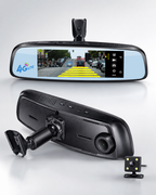 Espejo Retrovisor Inteligente 4 en 1 con Pantalla Táctil