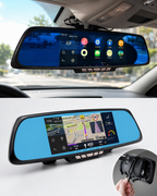 Espejo Retrovisor Inteligente 4 en 1 con Pantalla Táctil