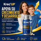 Krec’UP™ – Suplemento Nutricional para Crecimiento y Desarrollo | Oferta Especial 1 o 2 Frascos (Tratamiento Completo de 2 Meses)
