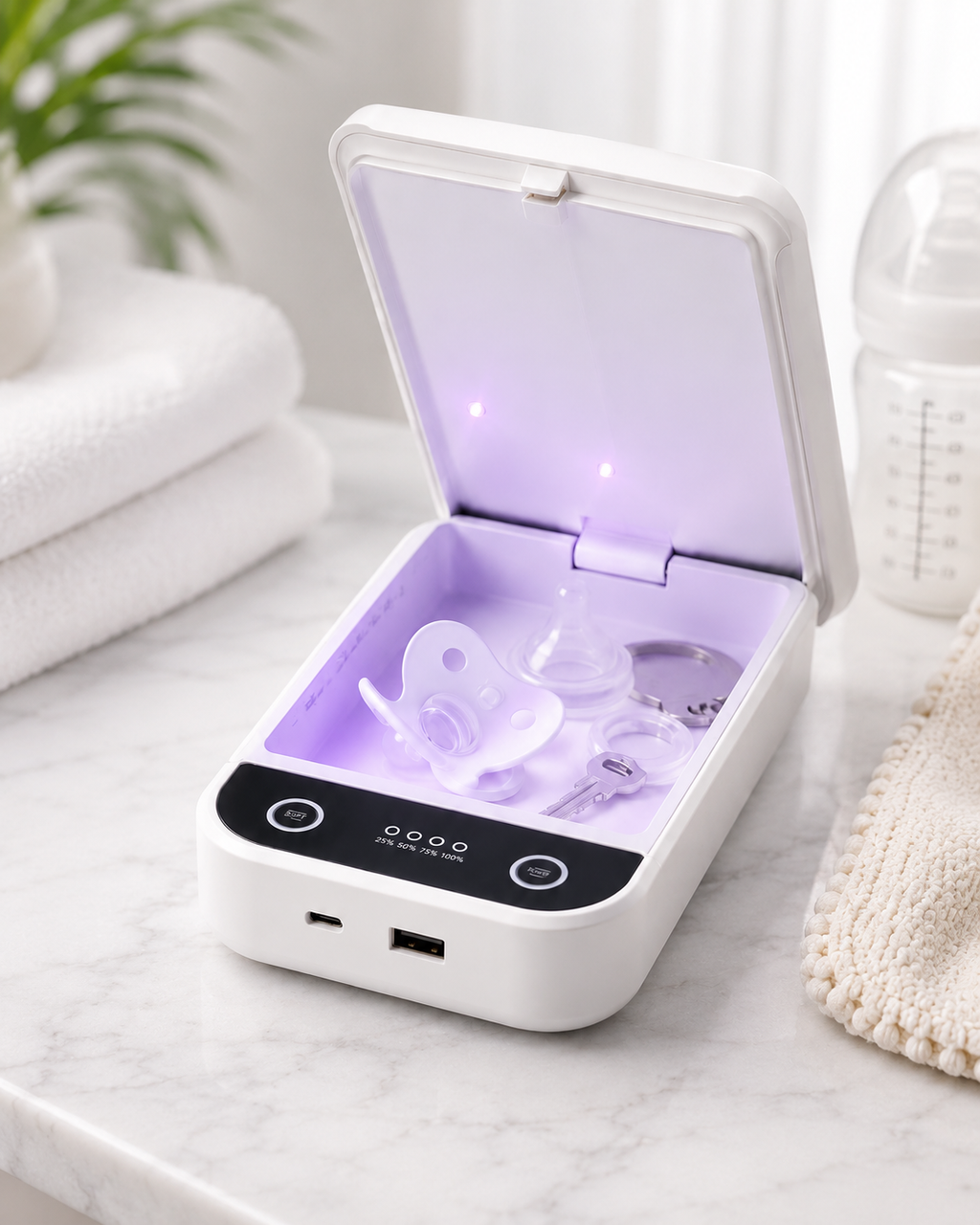 Esterilizador UV Portátil Multiuso para Chupetes y Accesorios