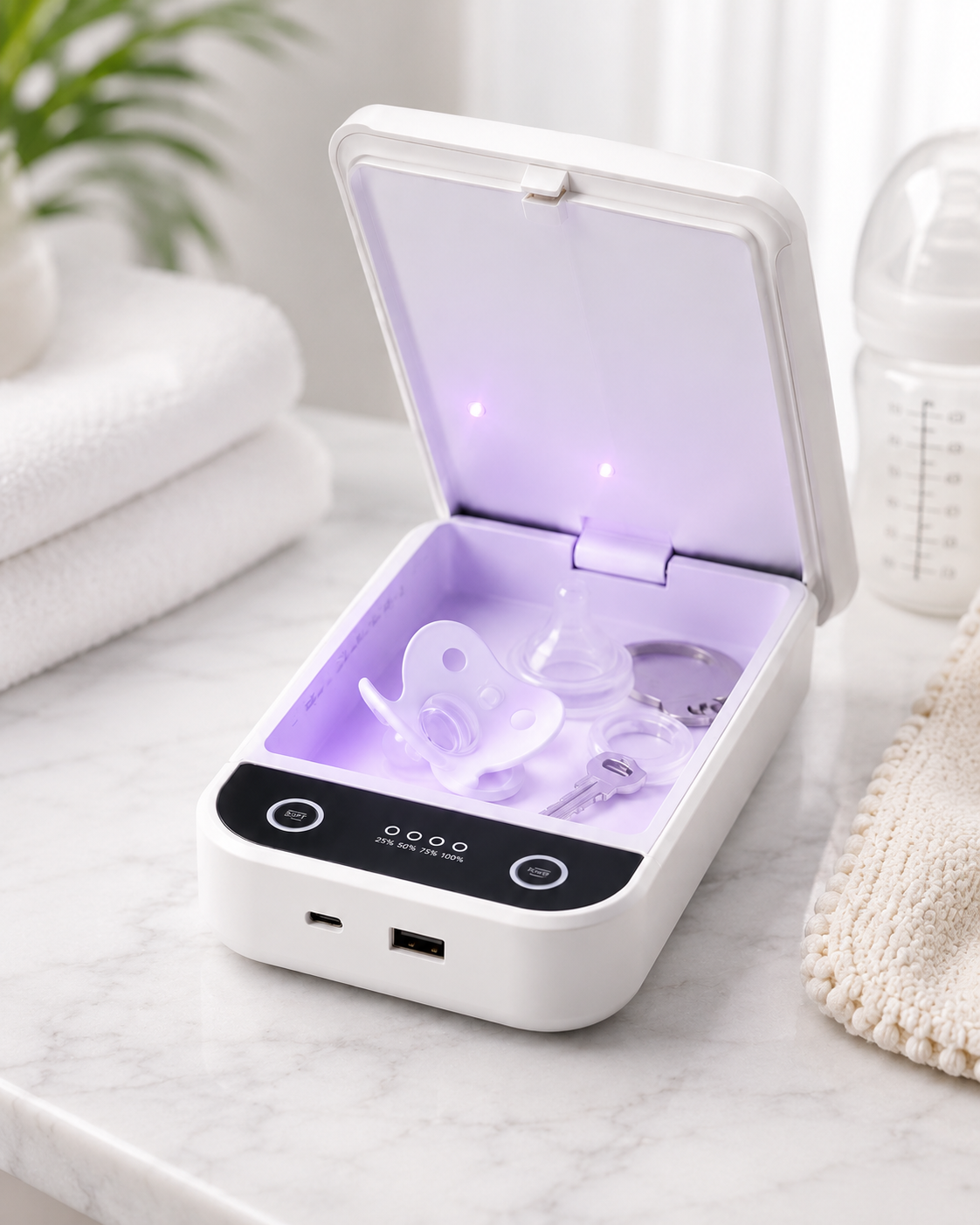 Esterilizador UV Portátil Multiuso para Chupetes y Accesorios