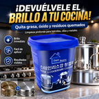 Pasta Quita Grasa 500g para Devolver el Brillo a Ollas y Hornillas