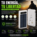 Power Bank Solar 3 en 1 — Energía Siempre Contigo